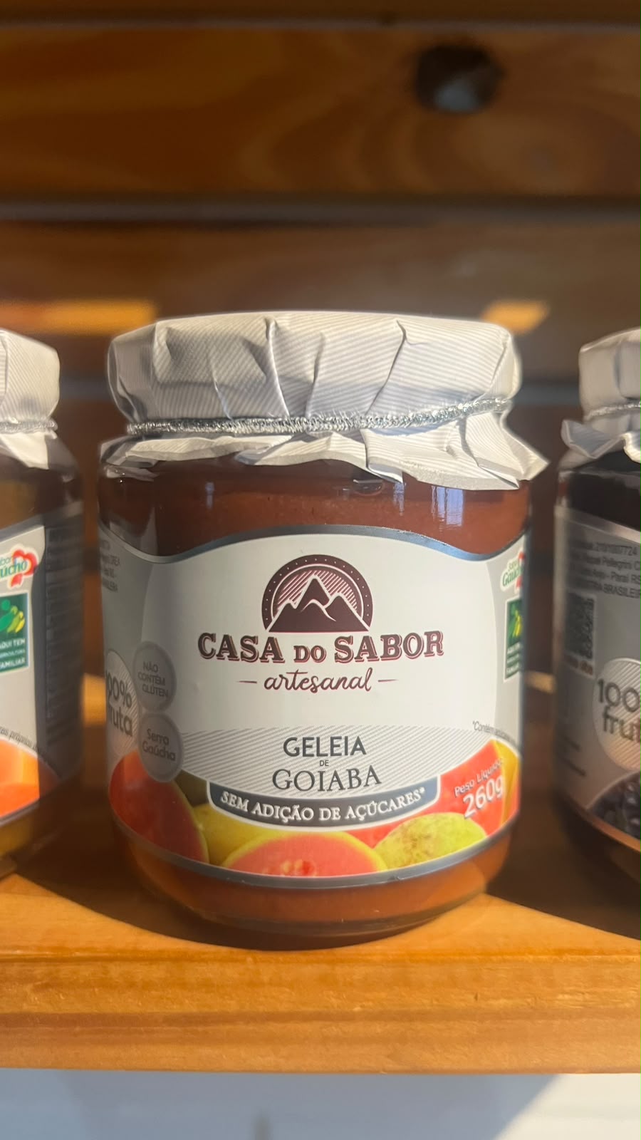 Geleia de goiaba sem açucar Casa do Sabor
