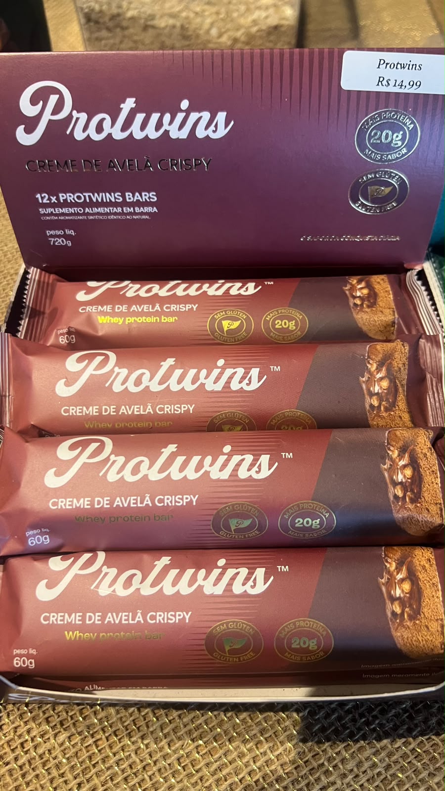 Barrinha de cereal Protwins
