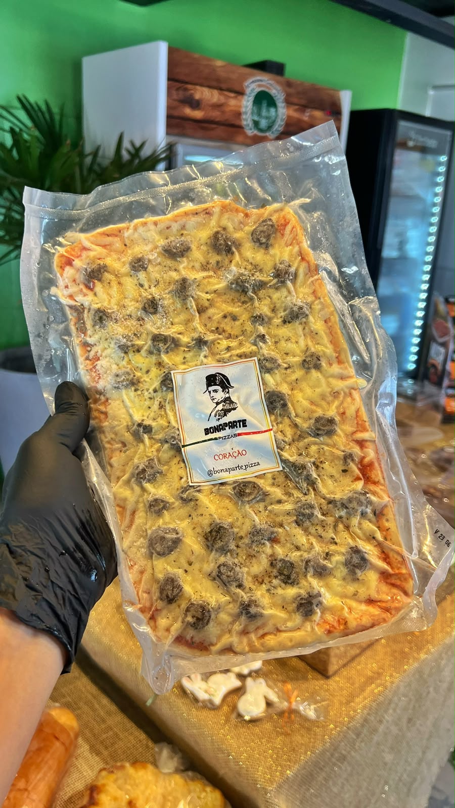 Pizza Bonaparte artesanal sabor coração