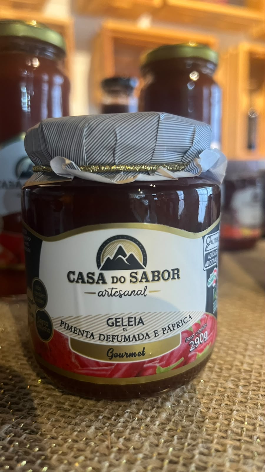 Geleia gourmet Casa do Sabor