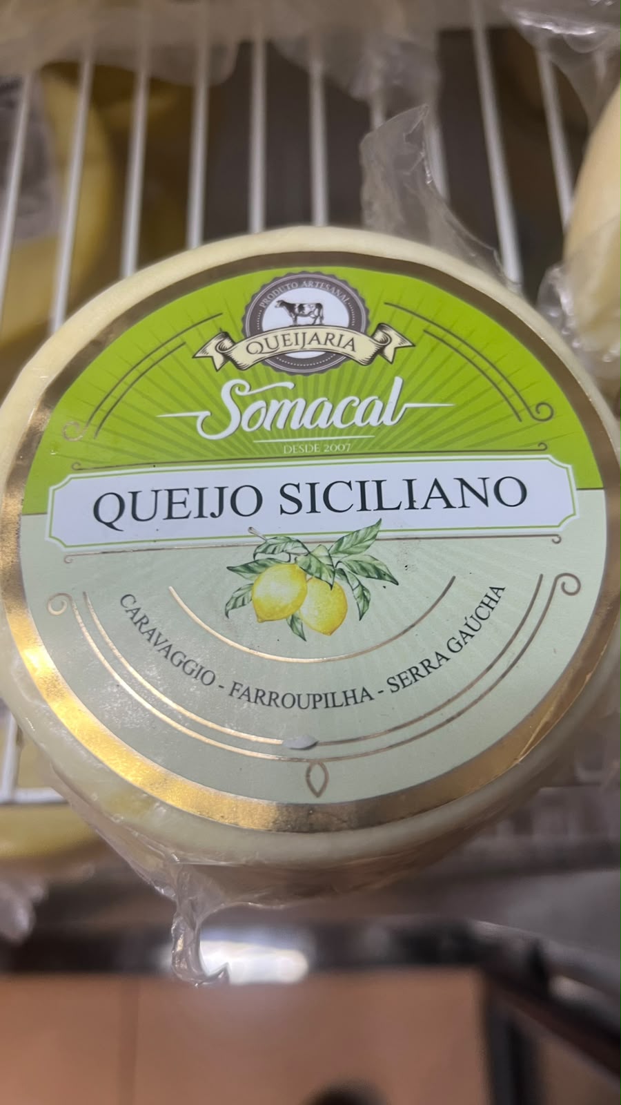 Queijo Somacal siciliano