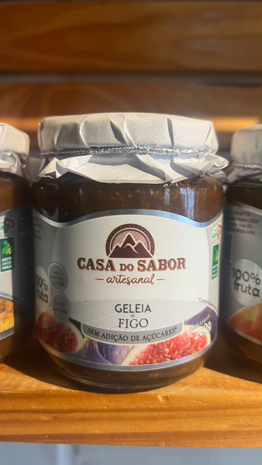 Geleia de figo sem açucar Casa do Sabor