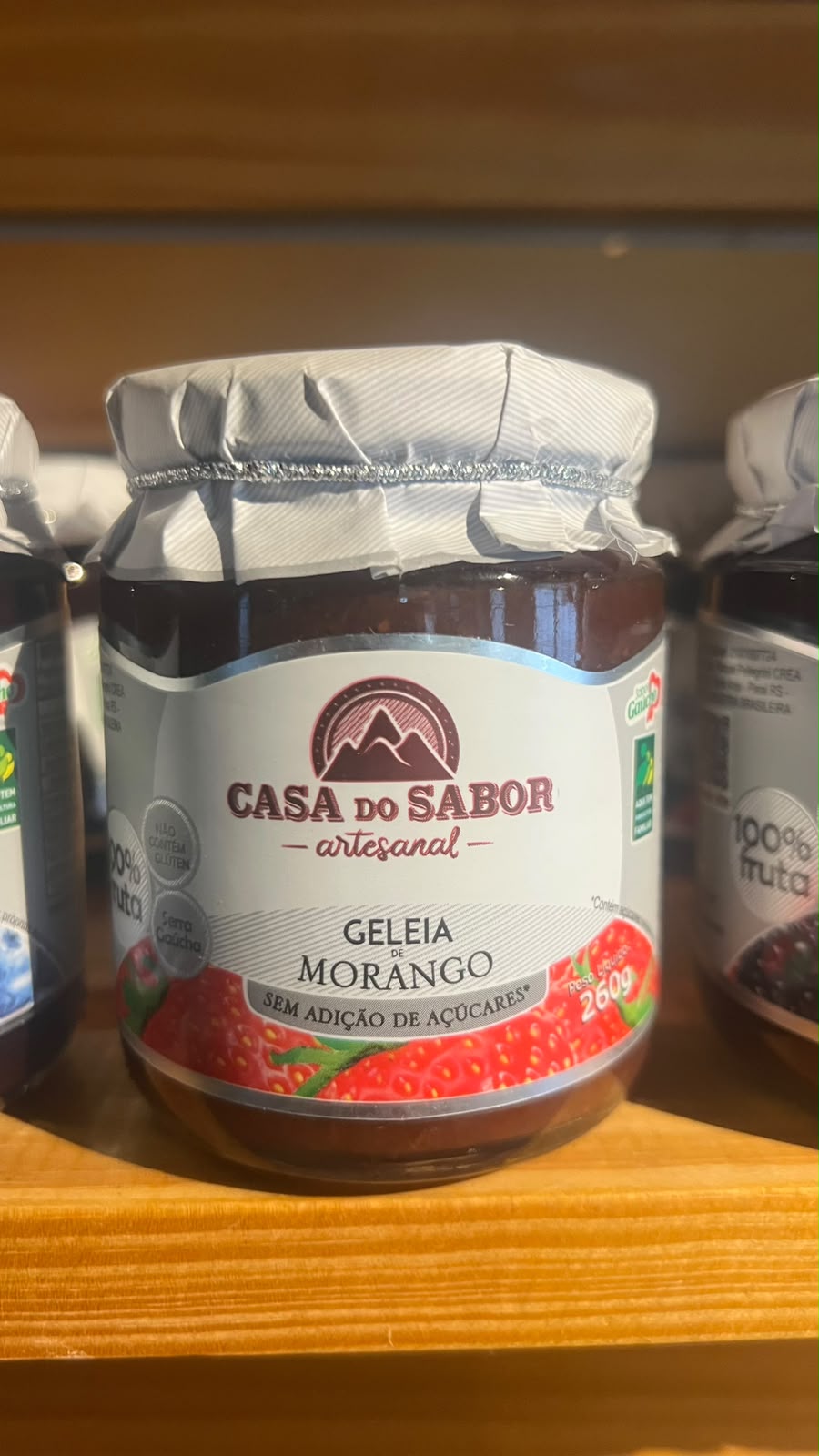 geleia de morango sem açucar Casa do Sabor